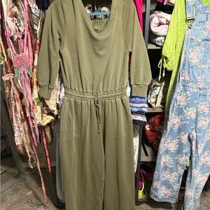 American Eagle wide leg romper